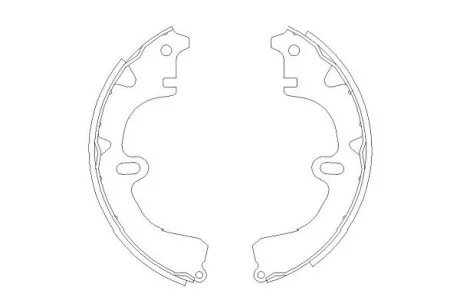 PARTS щоки гальмівні TOYOTA Corolla -00 для Toyota KAVO KBS-9918 фото товару