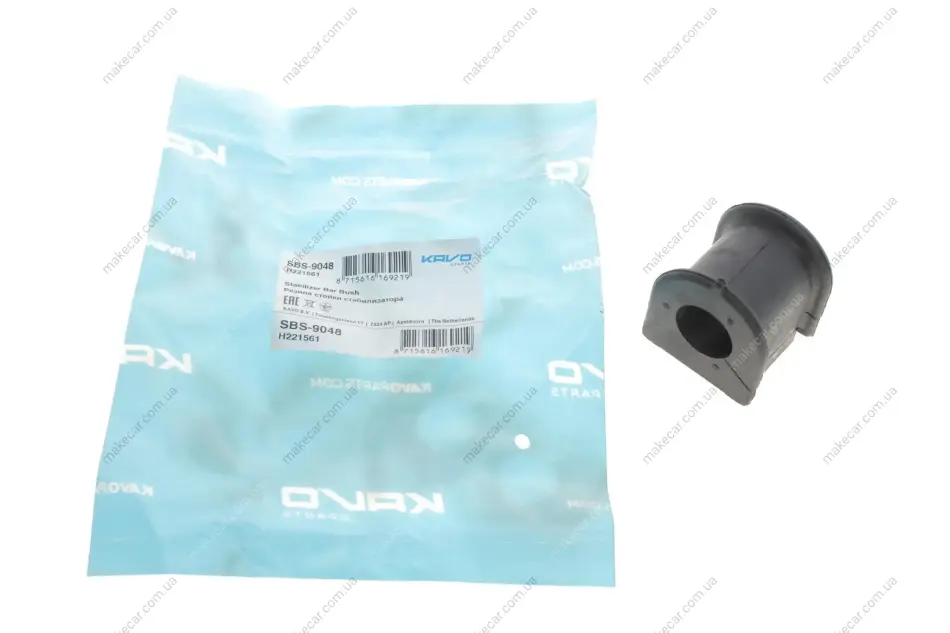 <strong>Втулка стабілізатора пер. Corolla/Avensis 01-08 (22.5mm) KAVO SBS-9048 (фото 1)</strong>