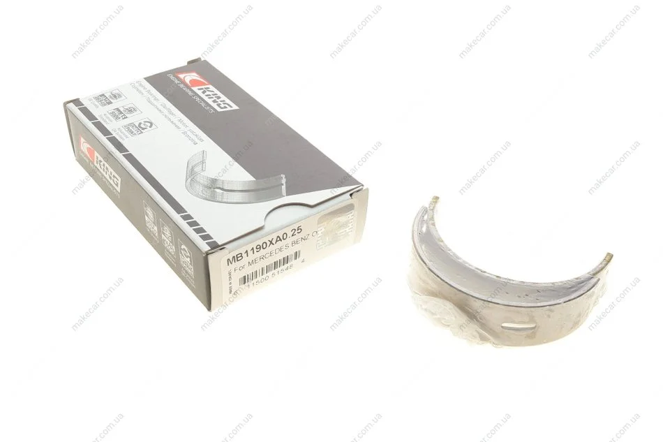 <strong>Підшипники ковзання корінні King MB1190XA0.25 (фото 1)</strong>