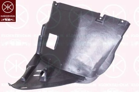 Підкрилок ниша колеса, пластик BMW для BMW KLOKKERHOLM 0061381 фото товару