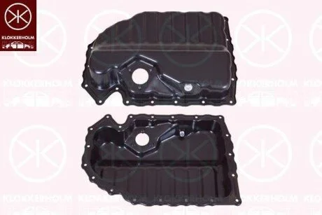 Піддон оливний, сталь VAG для Audi, Skoda, Volkswagen, Seat, Geely KLOKKERHOLM 9524476 фото товару