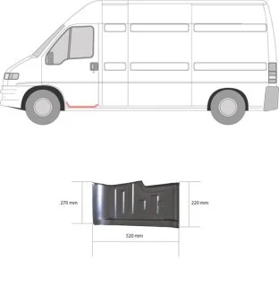 Ремчастина металева для KLOKKERHOLM FP 2092 043 фото товара