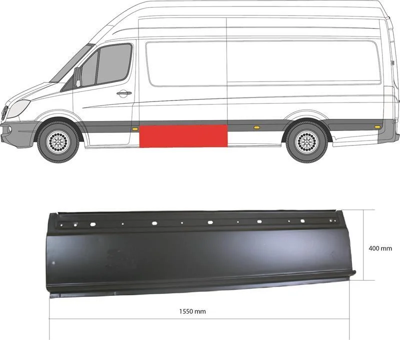 <strong>Ремчастина металева KLOKKERHOLM FP 3547 001 (фото 1)</strong>