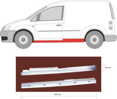 Ремчастина металева для Volkswagen KLOKKERHOLM FP 9571 001 фото товару