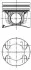 <strong>Поршень з кільцями RENAULT 84,50 2.0 dCi 16V M9R Euro 4 (вир-во KS) KOLBENSCHMIDT 40262620 (фото 1)</strong>