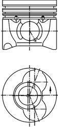 Поршень PEUGEOT 85,40 KOLBENSCHMIDT 40405610 фото товара