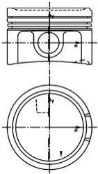 <strong>Поршень KOLBENSCHMIDT 40434600 (фото 1)</strong>