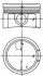 <strong>Поршень KOLBENSCHMIDT 40434600 (фото 1)</strong>