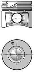 Поршень двигуна DEUTZ 94,25 KOLBENSCHMIDT 40710610 фото товару