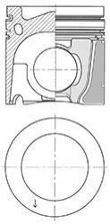 Поршень R6 d131 для KOLBENSCHMIDT 41088600 фото товару