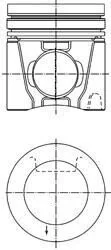 <strong>Поршень KOLBENSCHMIDT 41166600 (фото 1)</strong>