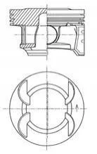 <strong>Поршень двигуна KOLBENSCHMIDT 41492620 (фото 1)</strong>