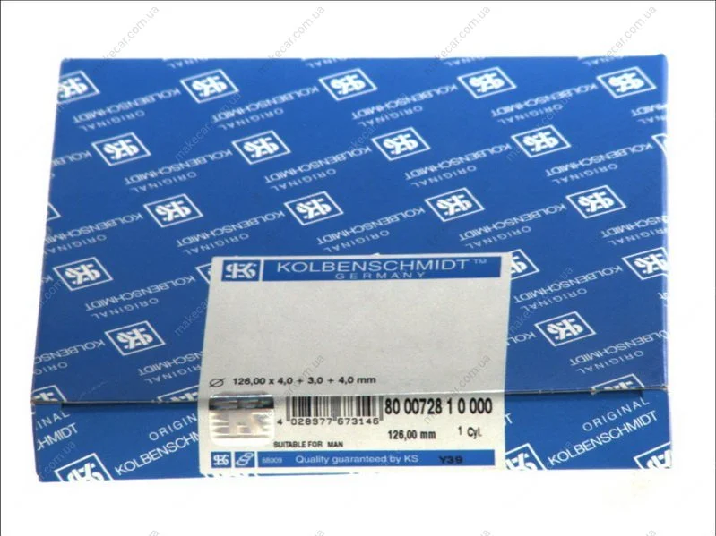 <strong>Комплект поршневих кілець KOLBENSCHMIDT 80 00728 1 0 000 (фото 1)</strong>