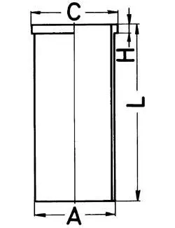 <strong>Гильза d121.0 KOLBENSCHMIDT 88853110 (фото 1)</strong>