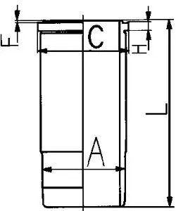 <strong>Гильза цилиндра KOLBENSCHMIDT 89820110 (фото 1)</strong>