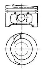 <strong>Поршень KOLBENSCHMIDT 91033620 (фото 1)</strong>