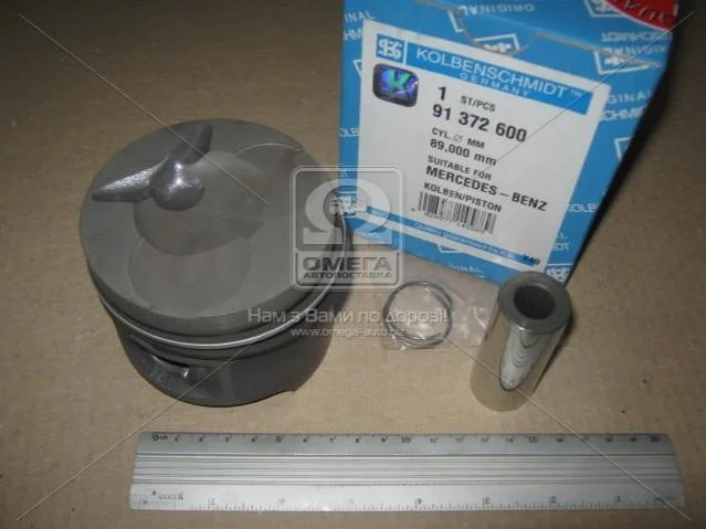 <strong>Поршень з кільцями MB 89,00 OM601/602 (вир-во KS) KOLBENSCHMIDT 91 372 600 (фото 1)</strong>