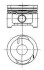 Поршень двигуна VW ABD 1,4B 75,00 STD KOLBENSCHMIDT 92228600 (фото 1)