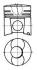 <strong>Поршень (діаметр 125мм, STD) CASE IH 170CK, 220B DEUTZ FAHR M 1620 H, SFH 3008, SFH 3008 A, SFH 4010, SFH 4010 A O & K RH30, RH30C, RH35, RH40 IVECO 190-25 AH, 190-32 AHW, 260-25 AH KOLBENSCHMIDT 93224600 (фото 1)</strong>