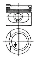 <strong>Поршень KOLBENSCHMIDT 93928600 (фото 1)</strong>