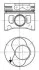 <strong>Поршень VW 79,76 +0.25 1-2 цмліндри KOLBENSCHMIDT 94427710 (фото 1)</strong>