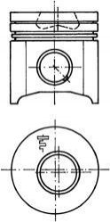 Поршень KOLBENSCHMIDT 94701630 фото товара