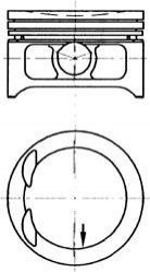 Купить Поршень KOLBENSCHMIDT 97 363 620 по низкой цене в Украине (фото 1)