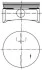 <strong>Поршень в комплекті на 1 циліндр, STD KOLBENSCHMIDT 99 741 601 (фото 1)</strong>