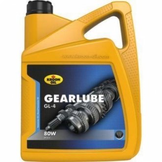 Масло трансмиссионное GEARLUBE GL-4 80W 5л KROON OIL 01323 фото товара