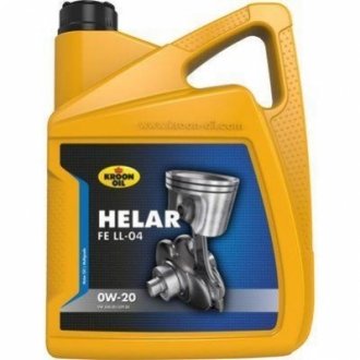 Моторное масло Helar FE LL-04 0W-20 синтетическое 5 л KROON OIL 32498