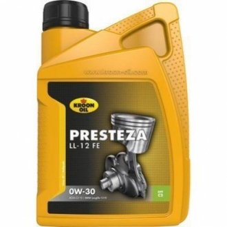 Моторное масло Presteza LL-12 FE 0W-30 синтетическое 1 л KROON OIL 32522