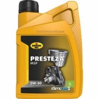 Моторное масло Presteza MSP 5W-30 синтетическое 1 л KROON OIL 33228