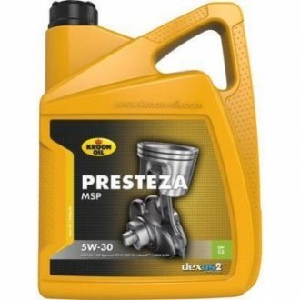 Моторное масло Presteza MSP 5W-30 синтетическое 5 л KROON OIL 33229 (фото 1)