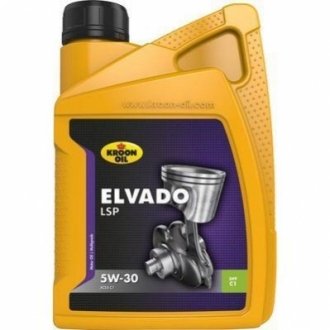Моторное масло Elvado LSP 5W-30 синтетическое 1 л KROON OIL 33482