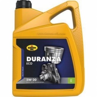 Моторное масло Duranza ECO 5W-20 синтетическое 5 л KROON OIL 35173