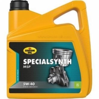 Моторное масло Specialsynth MSP 5W-40 синтетическое 4 л KROON OIL 35213