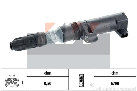 Катушка зажигания KW 470 432 фото товара