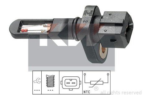 Датчик температури повітря (аналог EPS 1.994.001/Facet 10.4001) KW 494 001 фото товару