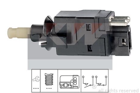 Выключатель света заднего хода KW 510 088 фото товара