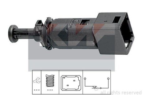 Датчик педалі гальм/зчеплення (аналог EPS 1.810.148/Facet 7.1148) KW 510 148 фото товару