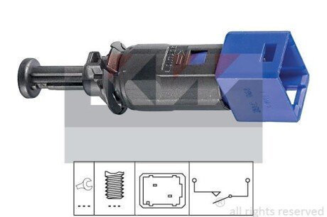 Датчик педалі гальм/зчеплення (аналог EPS 1.810.195/Facet 7.1195) KW 510 195 фото товару