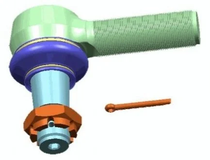 Наконечник кермової тяги MERCEDES-BENZ M30x1,5 для LEMFORDER 11394 04 фото товару