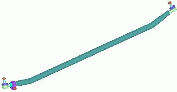 <strong>Поперечна рульова тяга RVI, VOLVO, L=1726 mm LEMFORDER 37228 01 (фото 1)</strong>