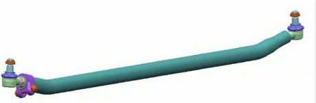 Поперечна рульова тяга DAF, L=1698 mm для LEMFORDER 37322 01 фото товару