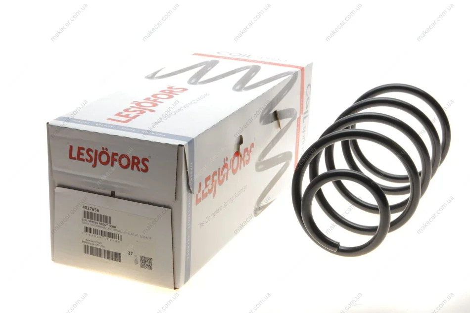 <strong>Пружина підвіски передня FORD LESJOFORS 4027656 (фото 1)</strong>