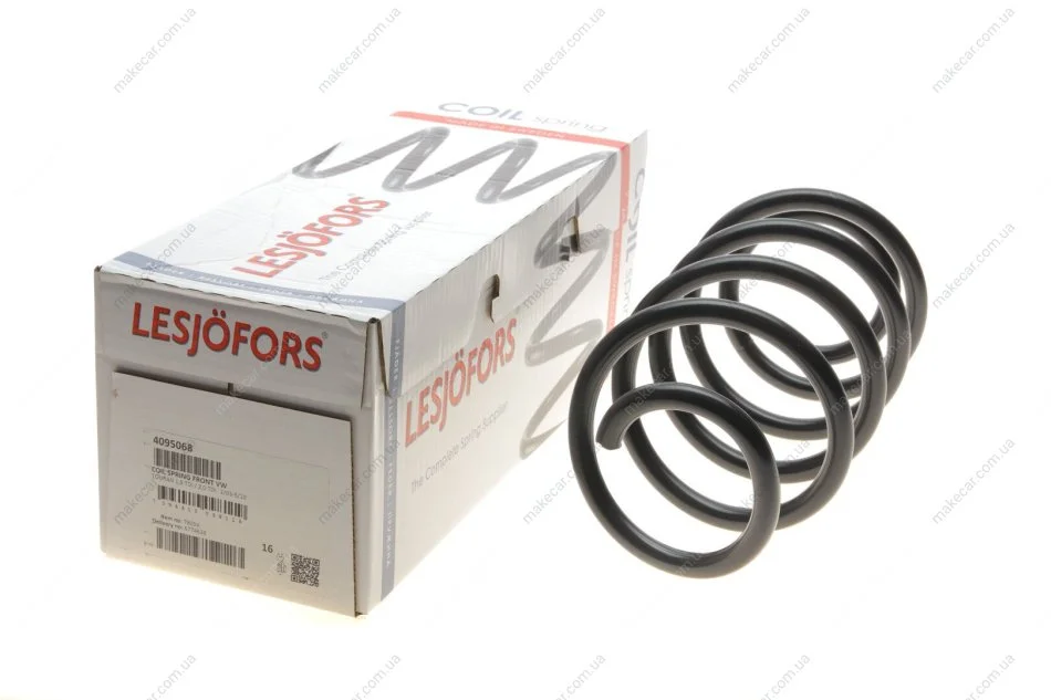 <strong>Пружина підвіски передня VW LESJOFORS 4095068 (фото 1)</strong>