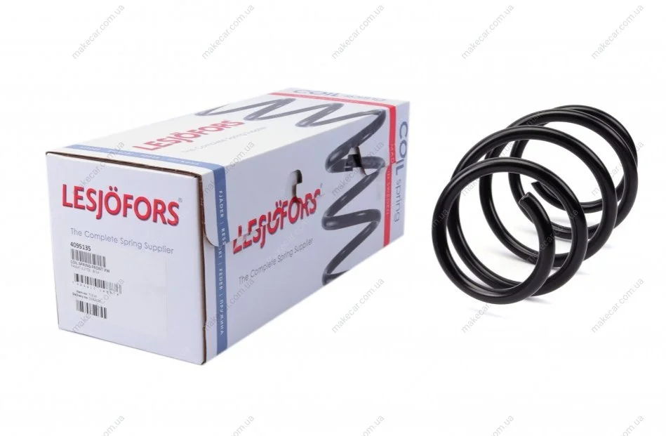 <strong>Пружина підвіски передня VW LESJOFORS 4095135 (фото 1)</strong>