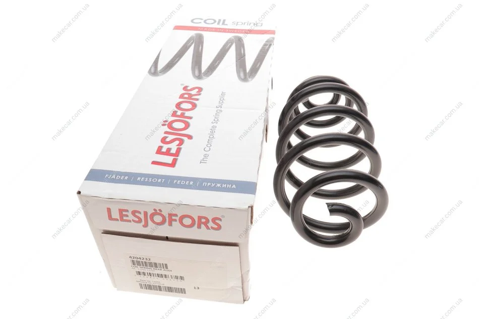 <strong>Пружина підвіски задня AUDI LESJOFORS 4204232 (фото 1)</strong>