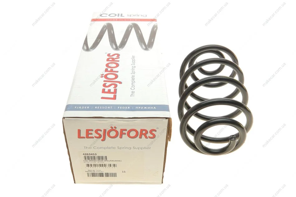 <strong>Пружина підв. задн. OPEL,VAUXHALL (вир-во Lesjofors) LESJOFORS 4263453 (фото 1)</strong>