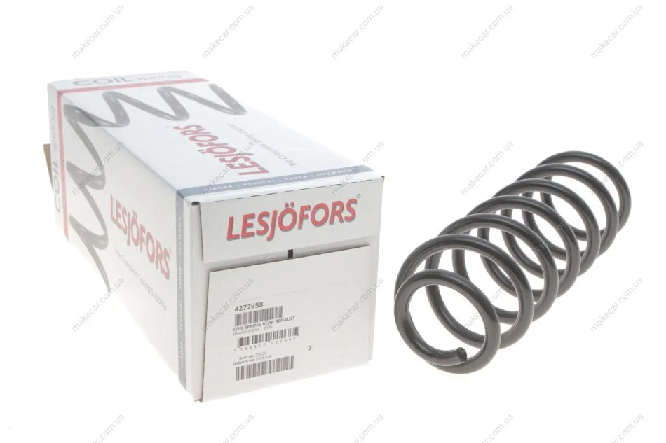 <strong>Пружина підвіски задня RENAULT LESJOFORS 4272958 (фото 1)</strong>
